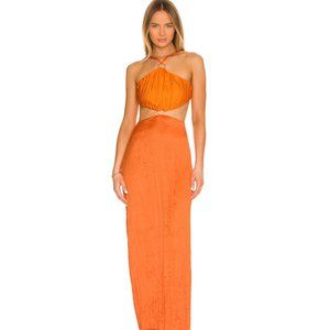 Baobab Collection Orange Maxi Dress